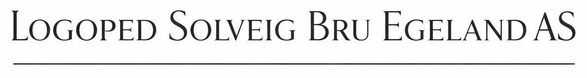 Logoped Solveig Bru Egeland