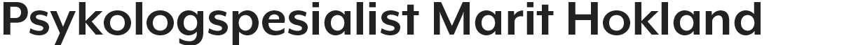 Marit Hokland